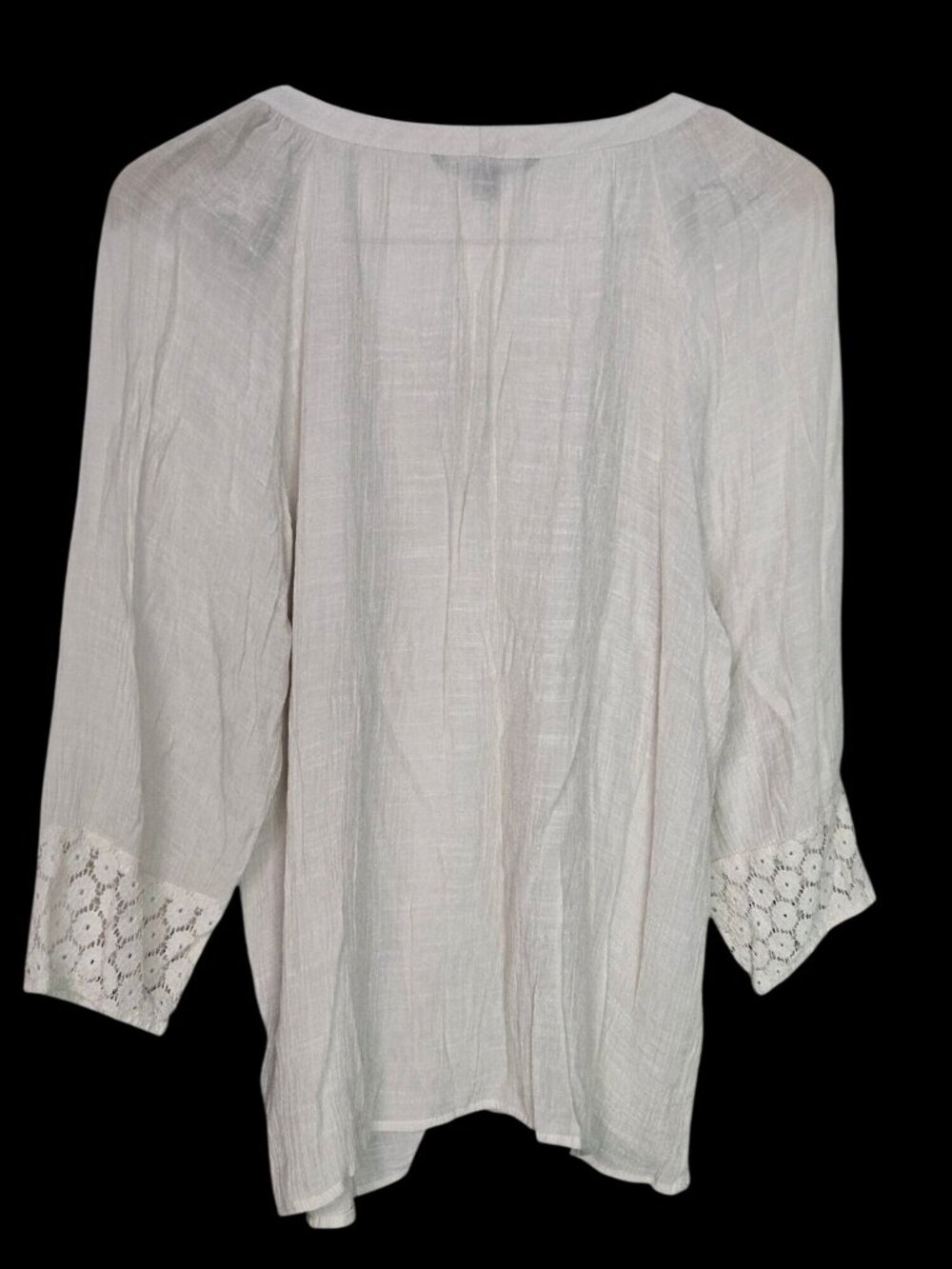 Women's Zac & Rachel Boho Blouse Flowy Hippy Top - Picture 7 of 9